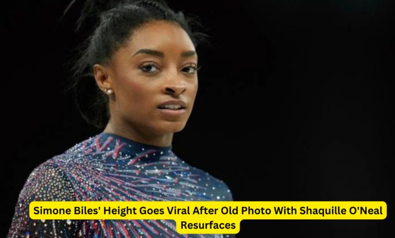 Simone Biles' Height Goes Viral After Old Photo With Shaquille O'Neal Resurfaces