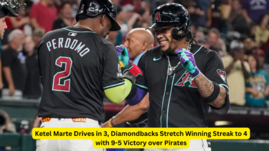 Ketel Marte Drives in 3, Diamondbacks Stretch Winning Streak to 4 with 9-5 Victory over Pirates